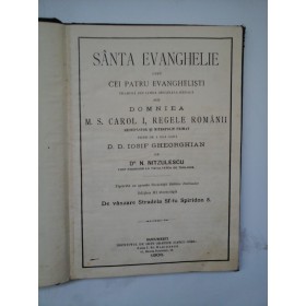   SANTA  EVANGHELIE  dupe  CEI  PATRU  EVANGHELSTI  -  Bucuresti, 1908 